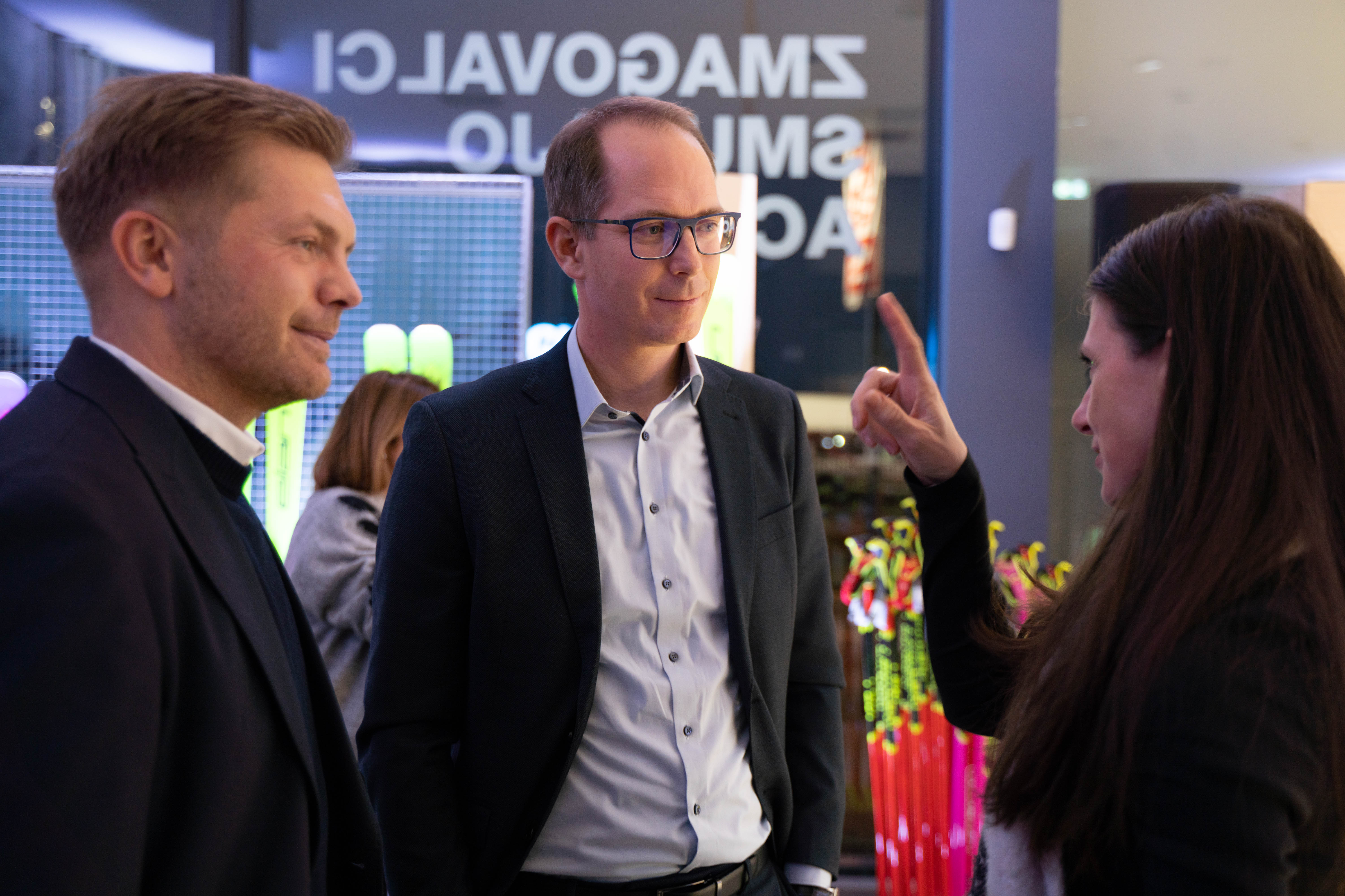 Žiga Schmidt, direktor prodaje športna divizija Elan d.o.o., Miha Mermal, izvršni direktor za področje marketinga in trajnostnega razvoja družbe BTC, Melanja Korošec, podpredsednica KJK Sports