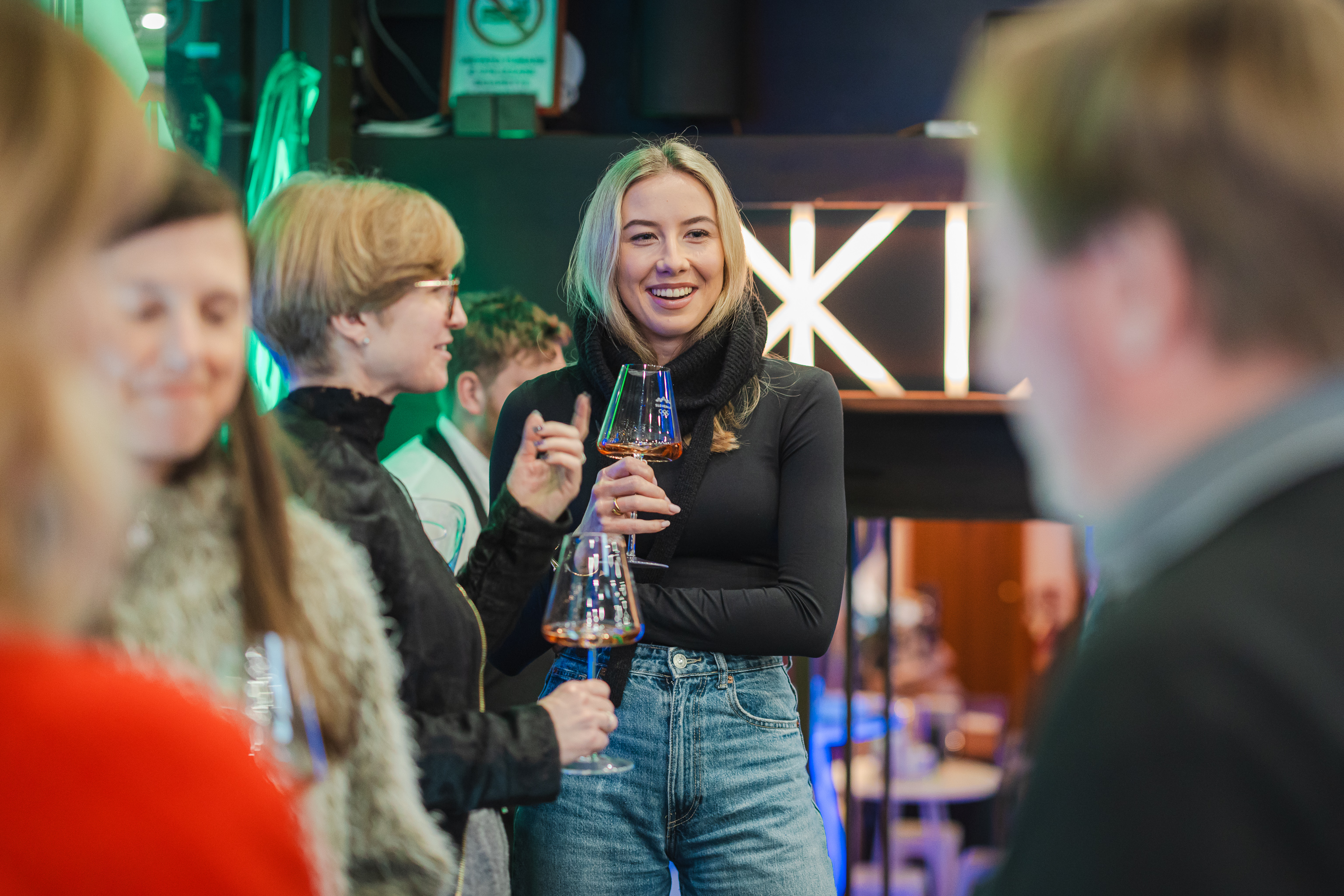 AN EVENING OF SPORTS CONVERSATIONS AND SKI STARS